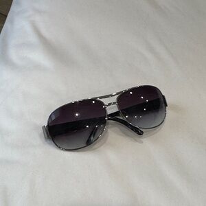 Marc Jacobs Black and Silver Sunglasses